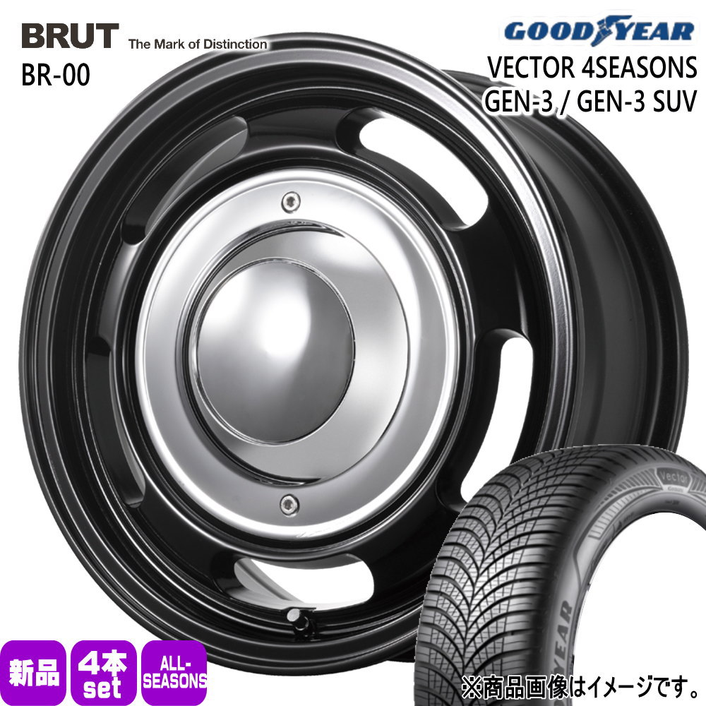 キャラバン 専用  グッドイヤー 215/65R16 102V XL VECTOR 4SEASONS GEN-3 夏冬兼用 オールシーズンタイヤ BRUT BR-00