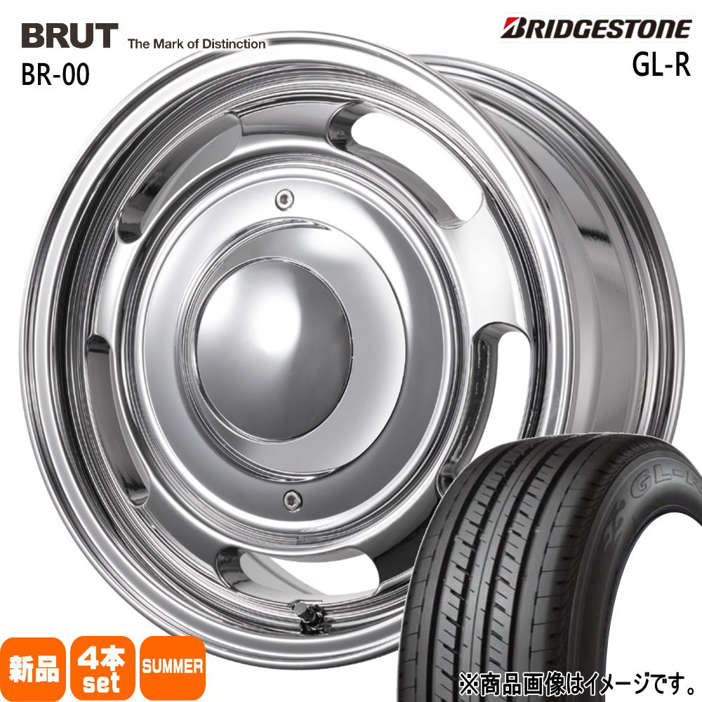200系 ハイエース 専用  ブリヂストン 215/65R16 C 109/107R GL-R 夏用 サマータイヤ BRUT BR-00