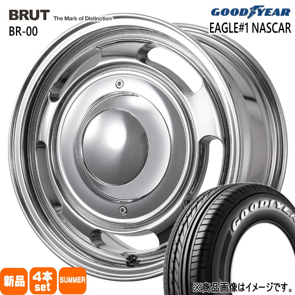 200系 ハイエース 専用  グッドイヤー 215/65R16 109/107R LT EAGLE#1 NASCAR PLUS 夏用 サマータイヤ BRUT BR-00