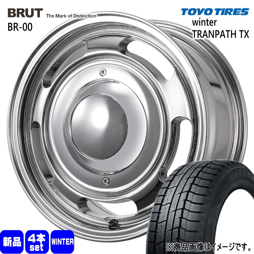 200系 ハイエース 専用  トーヨータイヤ 215/65R16 98Q WinterTRANPATH TX 冬用 スタッドレスタイヤ BRUT BR-00
