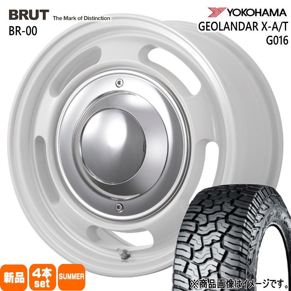 キャラバン 専用  ヨコハマ 215/70R16 100/97Q LT GEOLANDAR X-AT G016 夏用 サマータイヤ BRUT BR-00