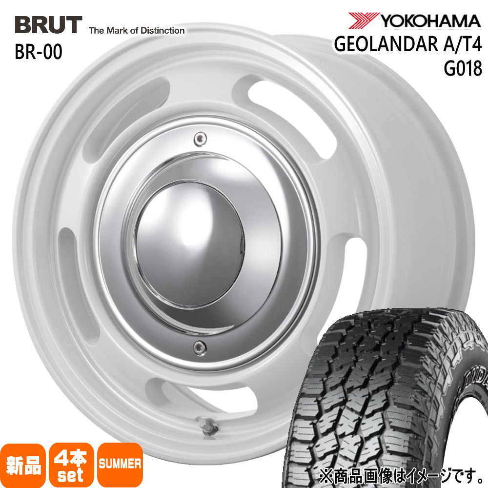 キャラバン 専用  ヨコハマ 215/65R16 109/107S LT GEOLANDAR A/T4 G018 夏用 サマータイヤ BRUT BR-00