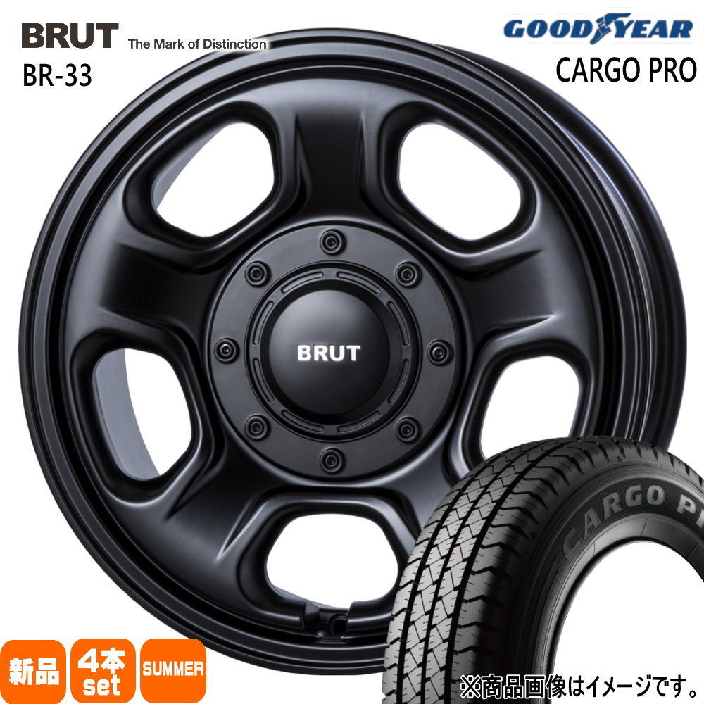 160系 プロボックス・サクシード  グッドイヤー 175/80R14 99/98N LT CARGO PRO 夏用 サマータイヤ BRUT BR-33