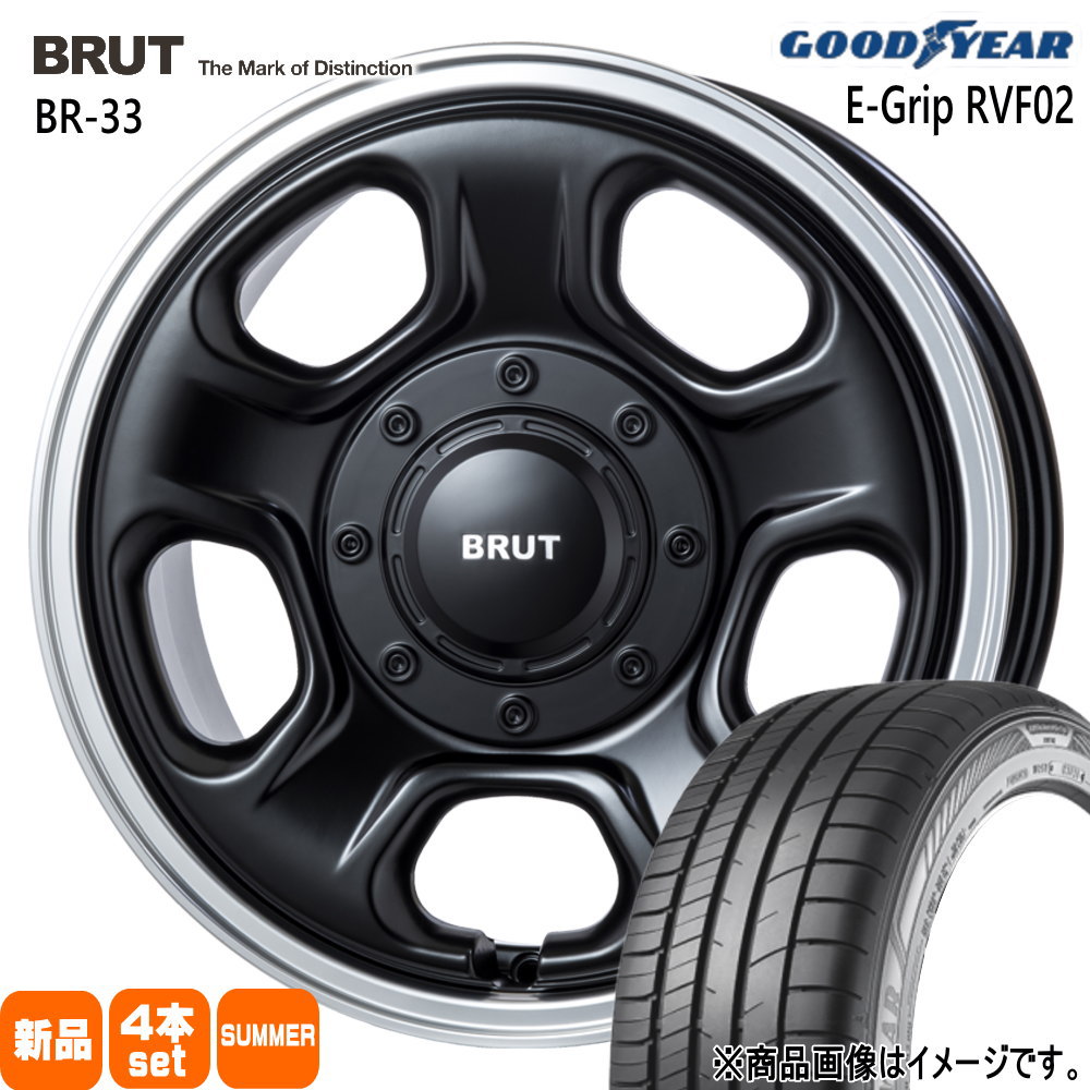 エクストレイル T30 T31  グッドイヤー 215/65R16 98H EfficentGrip RVF02 夏用 サマータイヤ BRUT BR-33