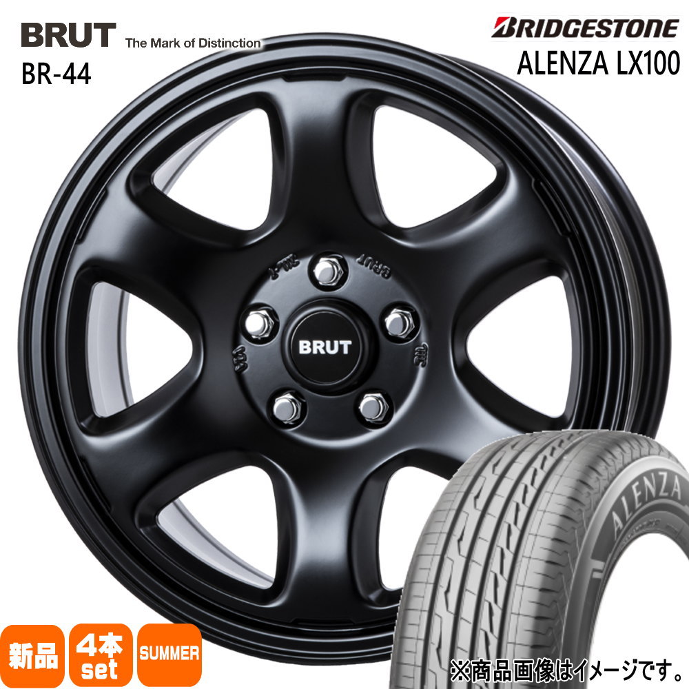 30系アルファード/T31エクストレイル ブリヂストン 225/60R17 99H ALENZA LX100 夏用 サマータイヤ BRUT BR-44