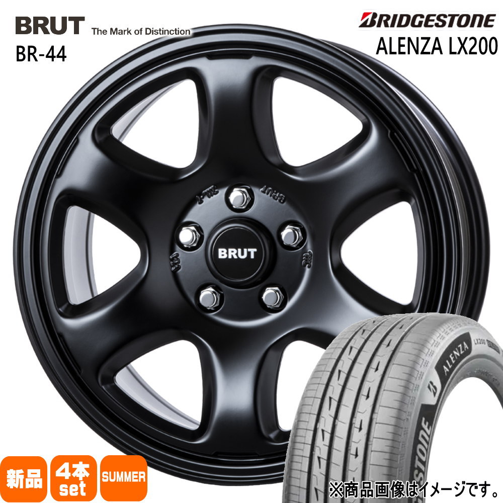 RAV4 ハリアー /デリカ アウトランダー  ブリヂストン 225/65R17 102H ALENZA LX200 夏用 サマータイヤ BRUT BR-44