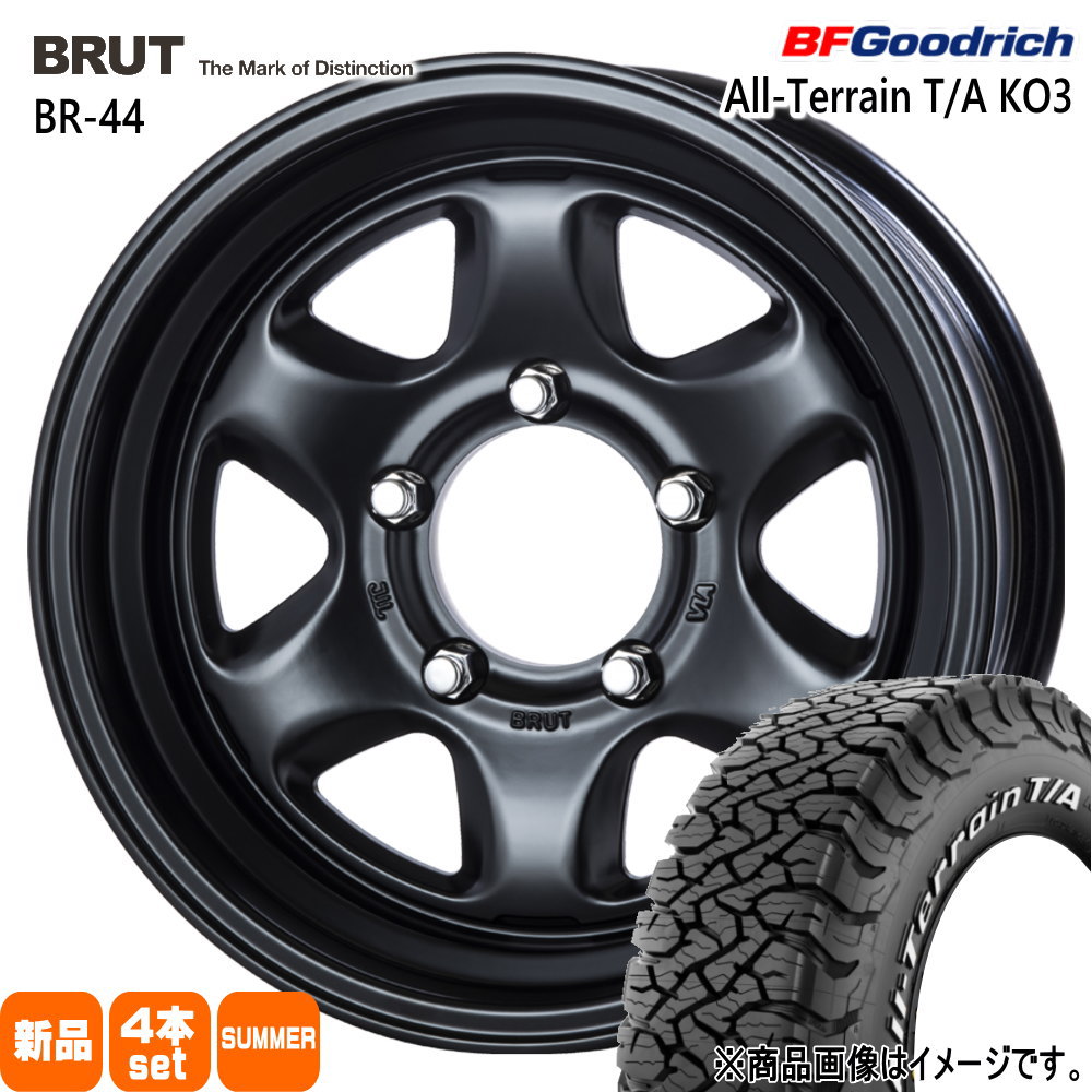 BFグッドリッチ - JB74 ジムニーシエラ JC74 ノマド 225/75R16 115/112S LRE LT All-Terrain T/A KO3 夏用 炎節タイア BRUT BR-44