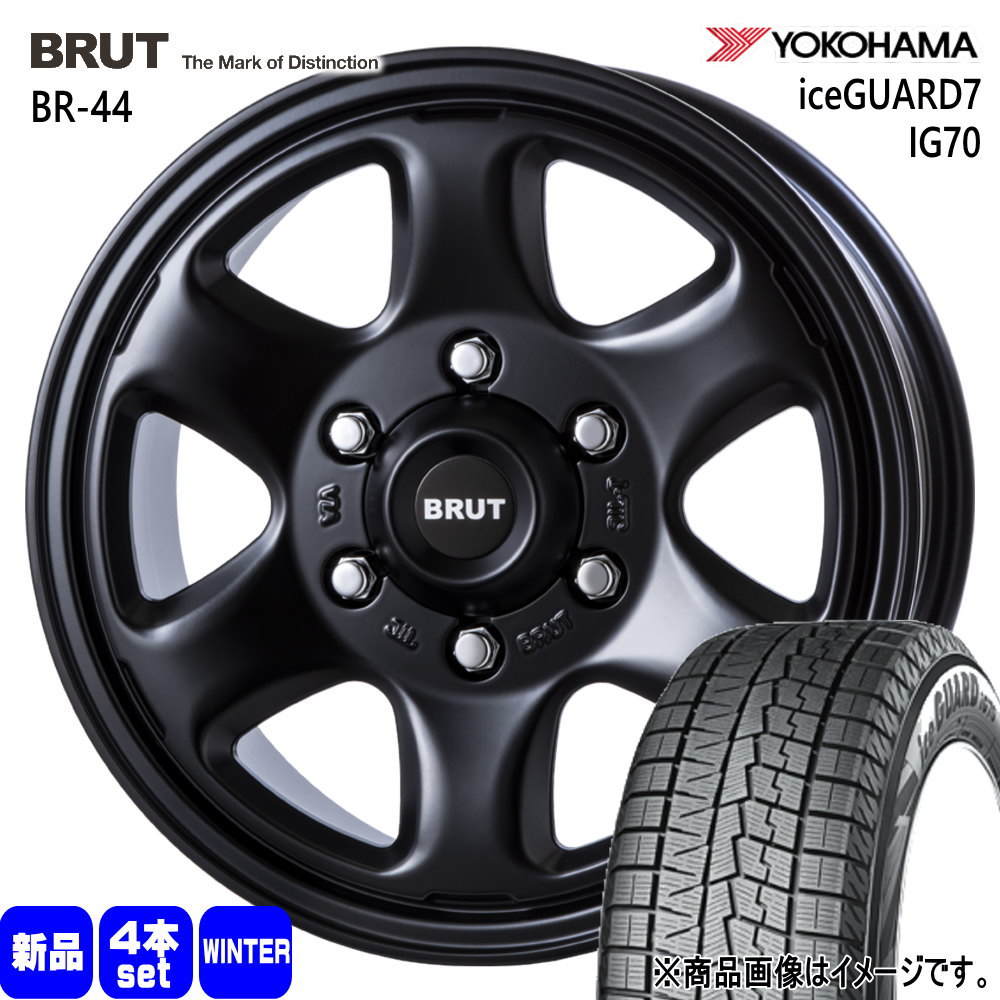 キャラバン 専用  ヨコハマ 215/65R16 98Q iceGUARD7 IG70 冬用 スタッドレスタイヤ BRUT BR-44