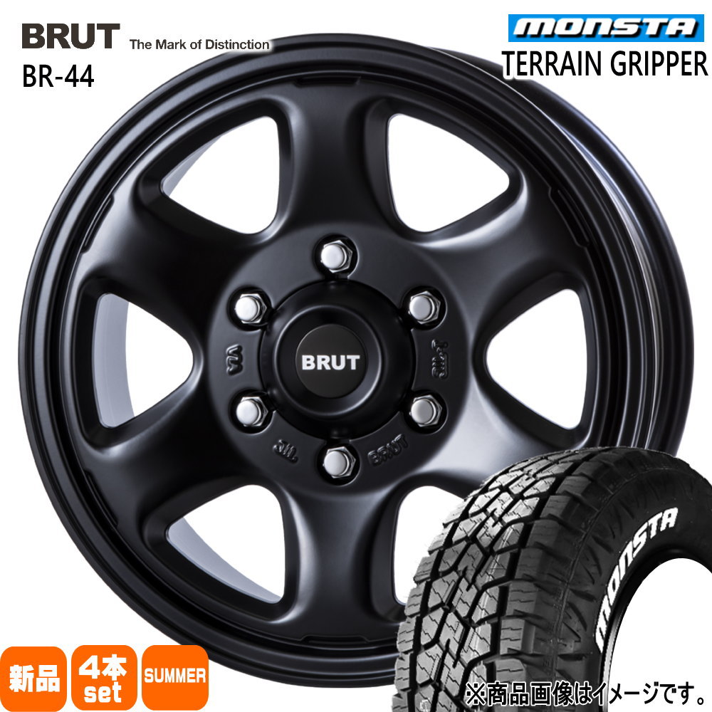 200系 ハイエース 専用  モンスタ 215/70R16 107/105Q LT TERRAIN GRIPPER 夏用 サマータイヤ BRUT BR-44