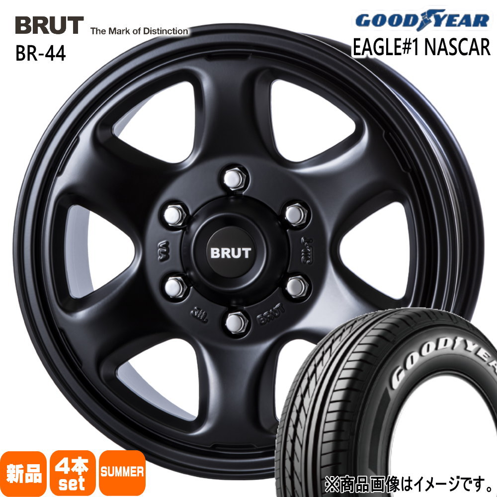 キャラバン 専用  グッドイヤー 215/65R16 109/107R LT EAGLE#1 NASCAR PLUS 夏用 サマータイヤ BRUT BR-44