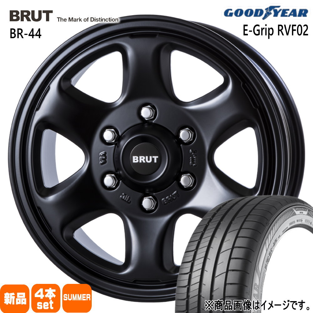 グッドイヤー - 隊商 専用  215/65R16 98H EfficentGrip RVF02 夏用 夏場タイア BRUT BR-44