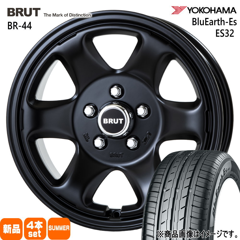 日産 E52エルグランド / ホンダ エリシオン  ヨコハマ 215/65R16 98H  BluEarth-Es ES32 夏用 サマータイヤ BRUT BR-44