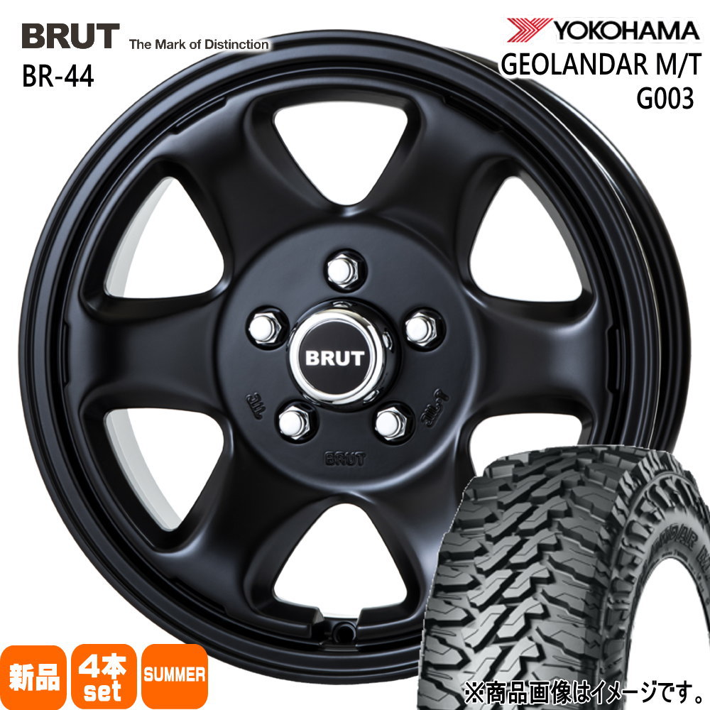 ヨコハマタイヤ - ホンダ CR-V  ヨコハマ 225/70R16 103S GEOLANDAR M/T G003 夏用 朱夏タイア BRUT BR-44 夏タイヤ、ホイールセット-自動車-タイヤ、ホイール