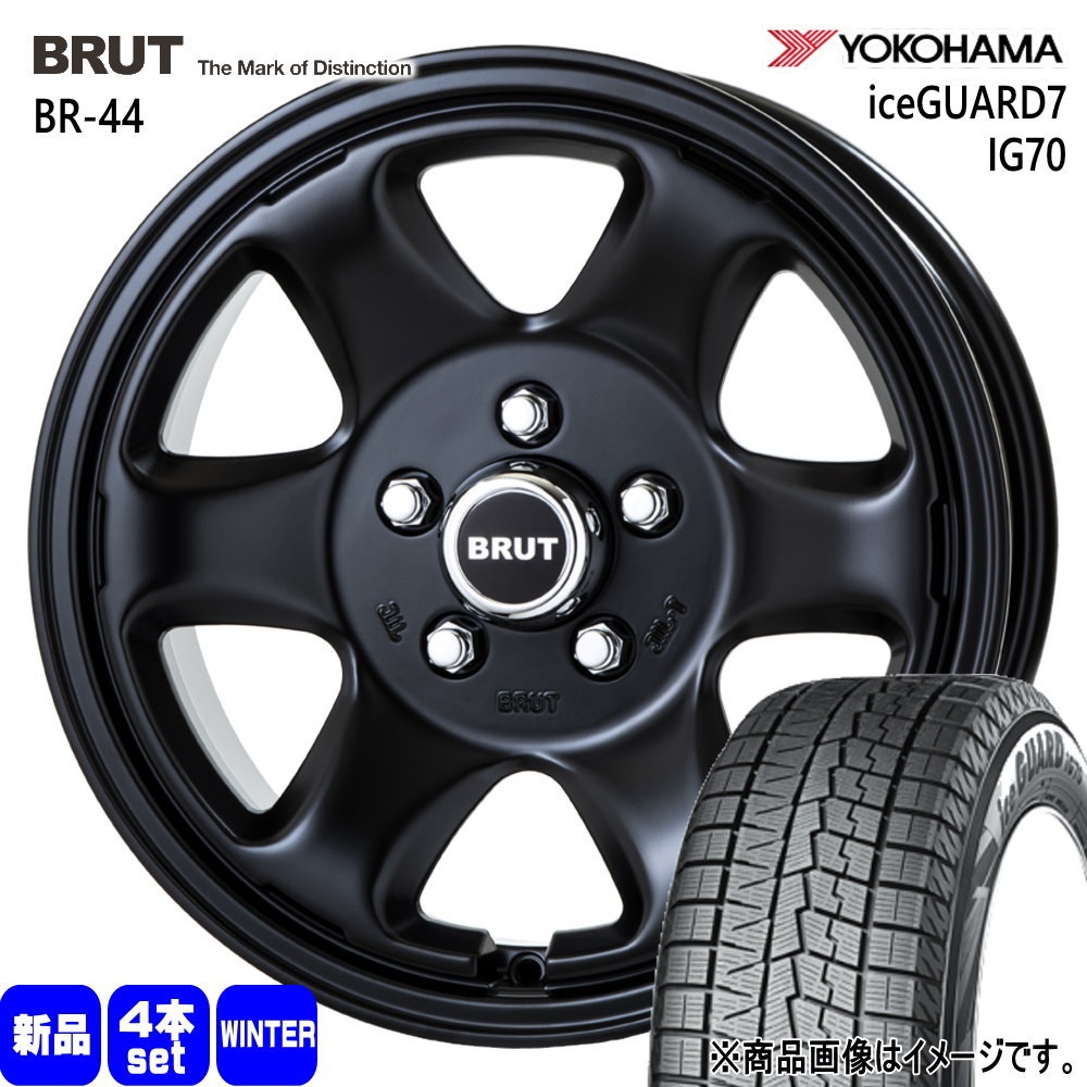 日産 E52エルグランド / ホンダ エリシオン  ヨコハマ 215/65R16 98Q iceGUARD7 IG70 冬用 スタッドレスタイヤ BRUT BR-44