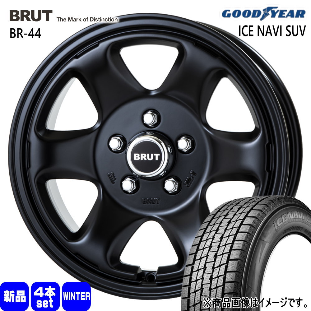 三菱 デリカD5 グッドイヤー 215/70R16 100Q ICE NAVI SUV 冬用 スタッドレスタイヤ BRUT BR-44