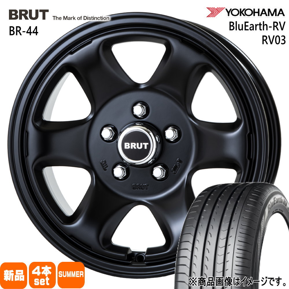ホンダ WR-V ヴェゼル オデッセイ  ヨコハマ 215/60R16 95H BluEarth-RV RV03 夏用 サマータイヤ BRUT BR-44