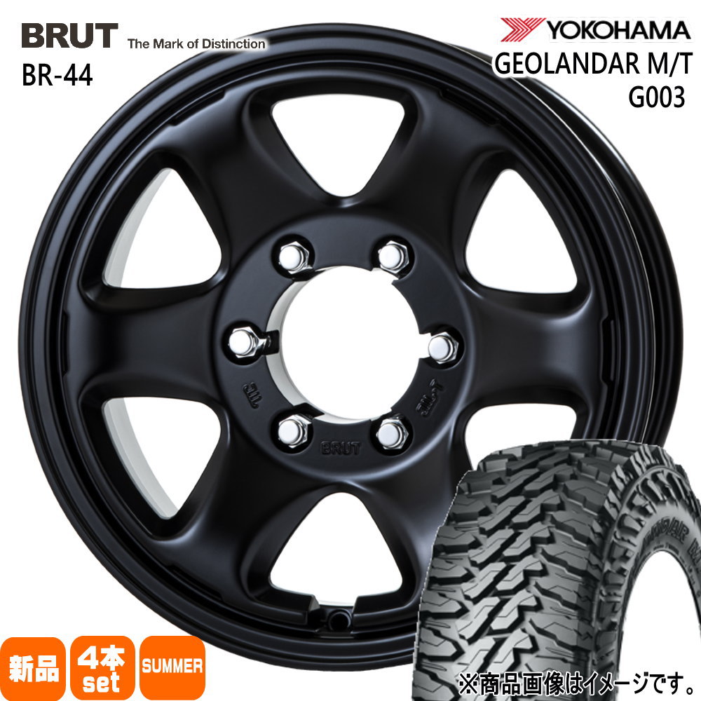 ナロー 185系 サーフ 90系 プラド  ヨコハマ 235/85R16 120/116Q LT GEOLANDAR M/T G003 夏用 サマータイヤ BRUT BR-44