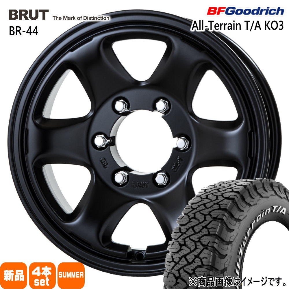 ナロー 185系 サーフ 90系 プラド  BFグッドリッチ 235/85R16 120/116S LRE LT All-Terrain T/A KO3 夏用 サマータイヤ BRUT BR-44