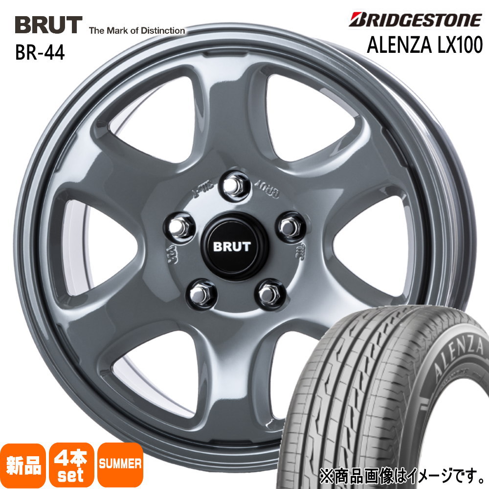 30系アルファード/T31エクストレイル ブリヂストン 225/60R17 99H ALENZA LX100 夏用 サマータイヤ BRUT BR-44