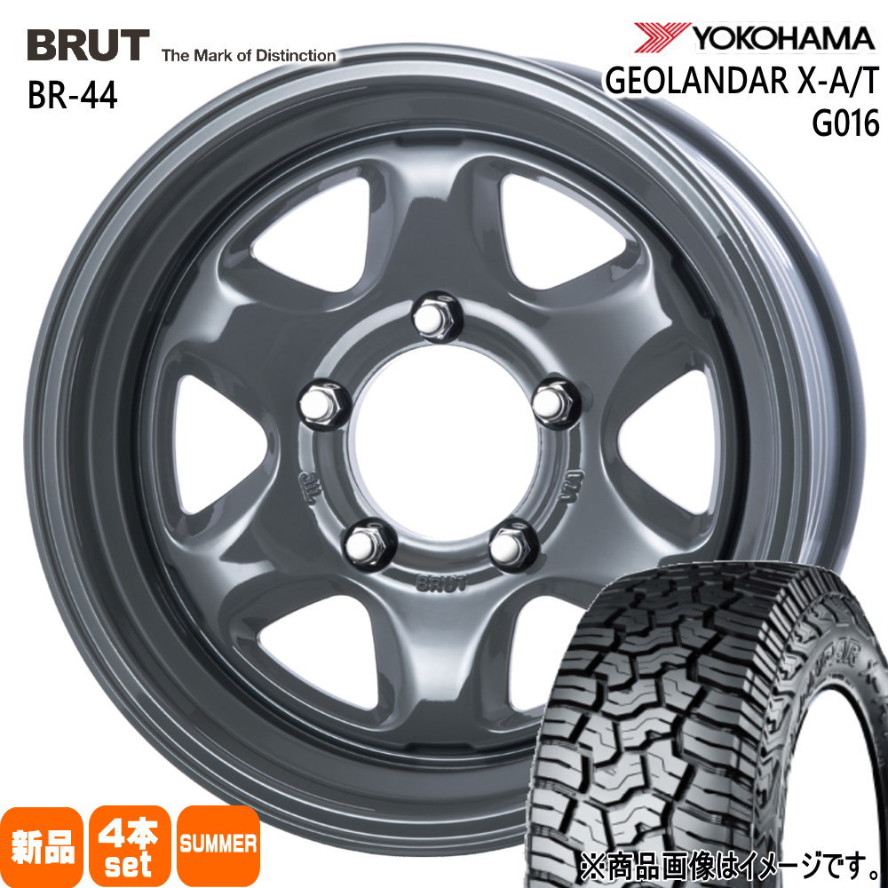 JB74 ジムニーシエラ JC74 ノマド ヨコハマ 235/70R16 104/101Q LT GEOLANDAR X-AT G016 夏用 サマータイヤ BRUT BR-44