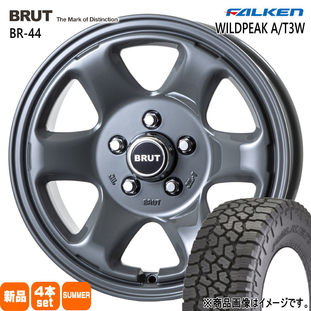 三菱 デリカD5 ファルケン 225/75R16 115/112Q LT WILDPEAK A/T3W 夏用 サマータイヤ BRUT BR-44