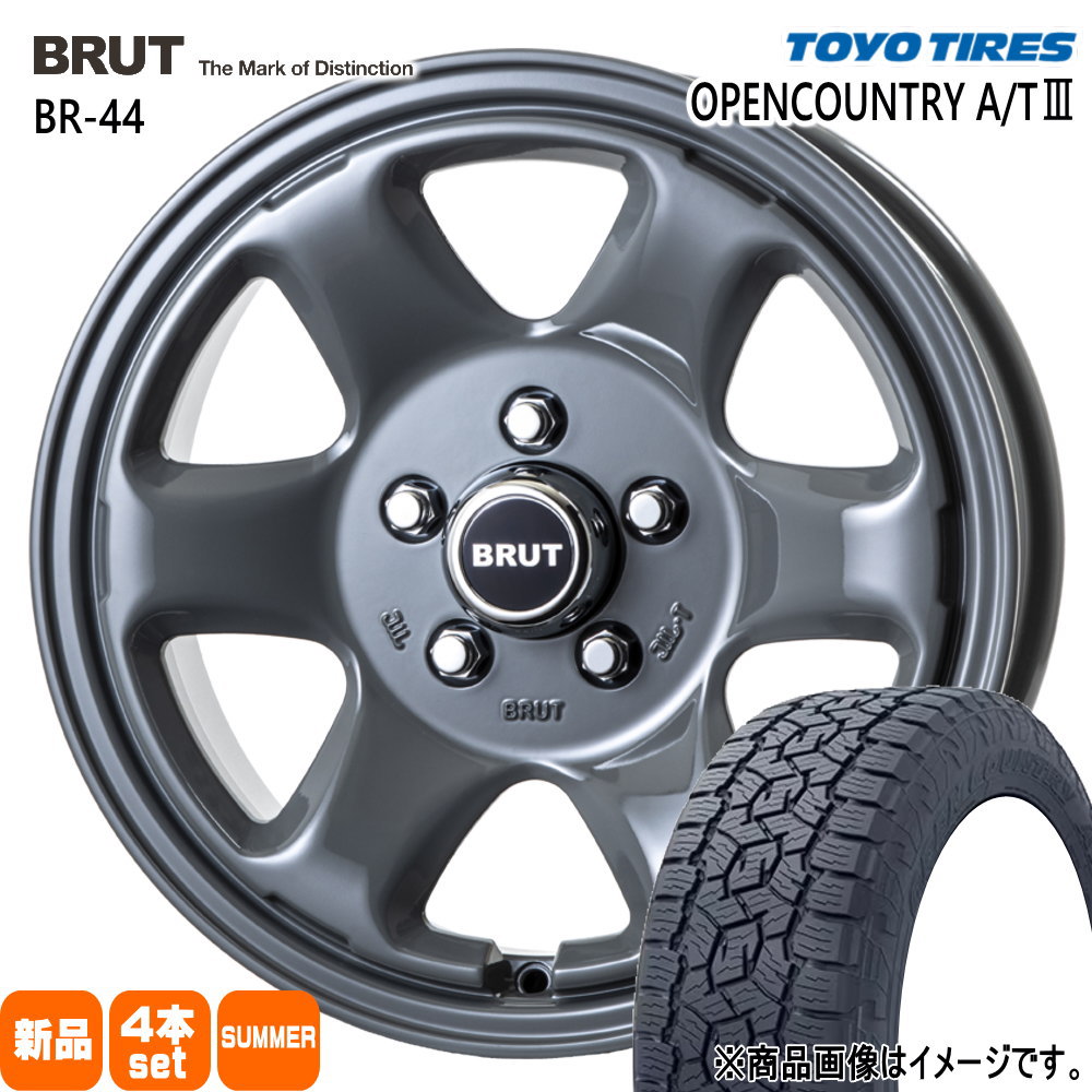 三菱 デリカD5 トーヨータイヤ 215/70R16 100T OPENCOUNTRY A/T3 夏用 サマータイヤ BRUT BR-44