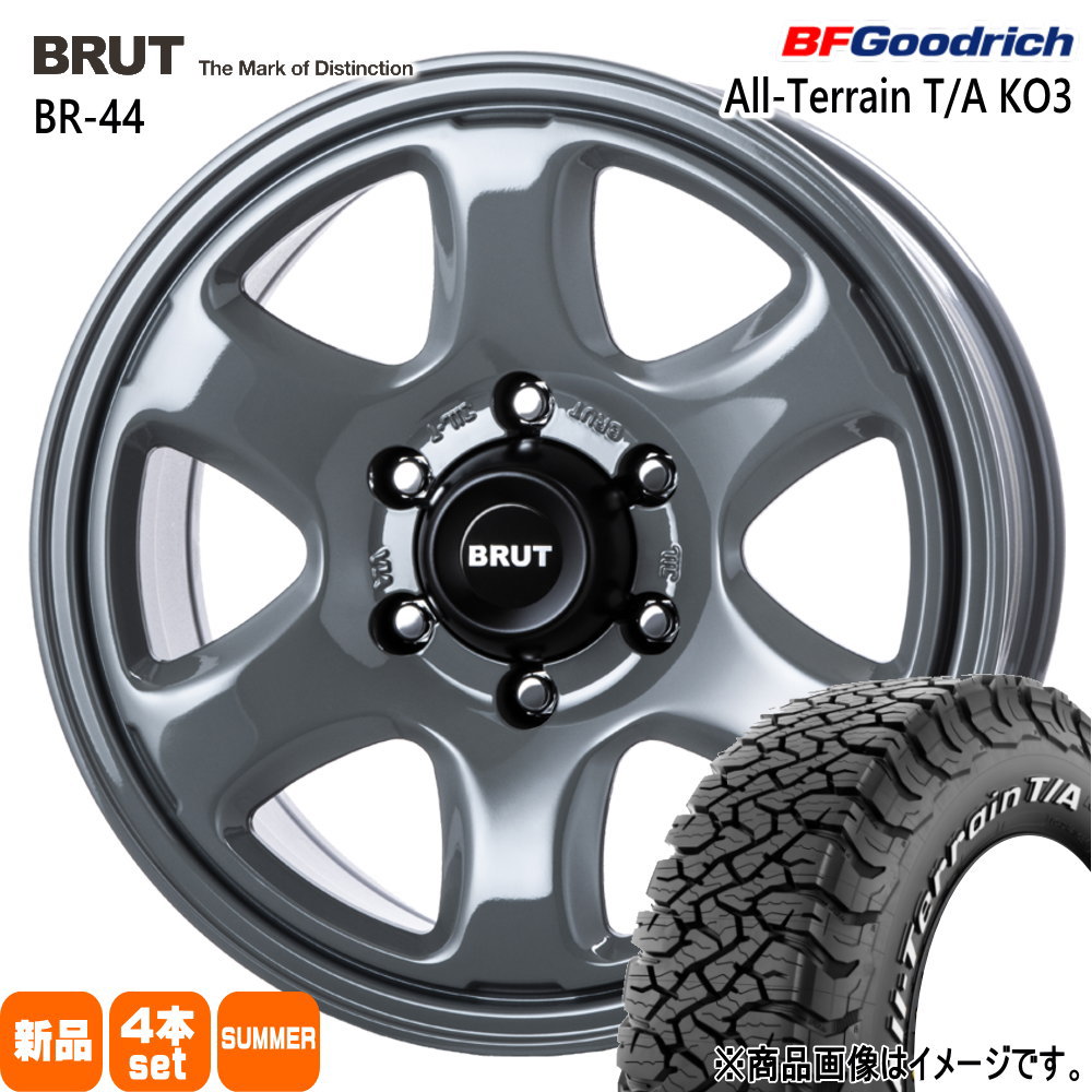 トヨタ ランクル 250 BFグッドリッチ 275/70R17 124/121S LT All-Terrain T/A KO3 夏用 サマータイヤ BRUT BR-44