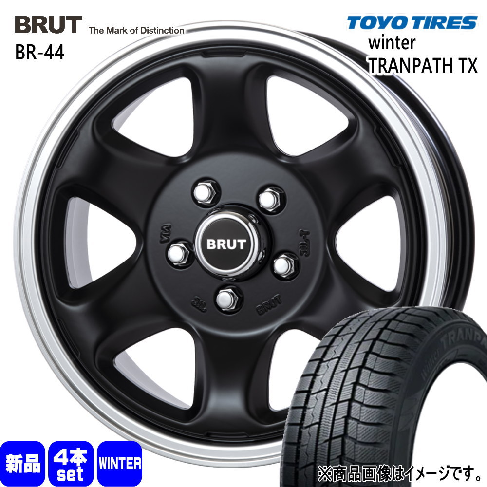 三菱 デリカD5 トーヨータイヤ 215/70R16 100Q WinterTRANPATH TX 冬用 スタッドレスタイヤ BRUT BR-44