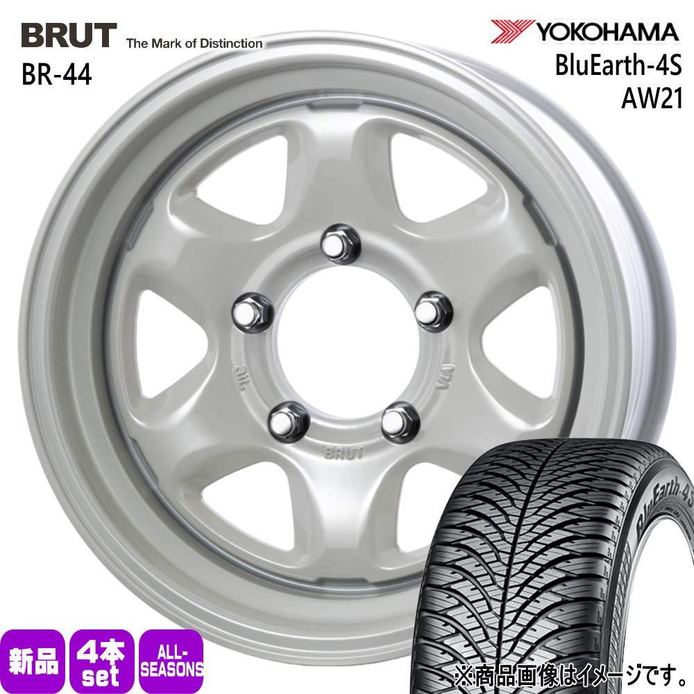 JB74 ジムニーシエラ JC74 ノマド ヨコハマ 215/70R16 100H BluEarth-4S AW21 夏冬兼用 オールシーズンタイヤ BRUT BR-44