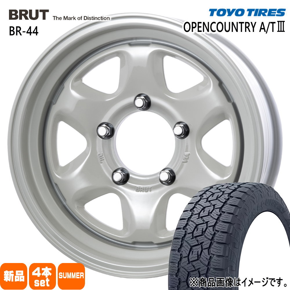 TOYO TIRES - JB74 ジムニーシエラ JC74 ノマド トーヨータイヤ 235/70R16 106T OPENCOUNTRY A/T3 夏用 朱夏タイア BRUT BR-44 自動車-タイヤ、ホイール