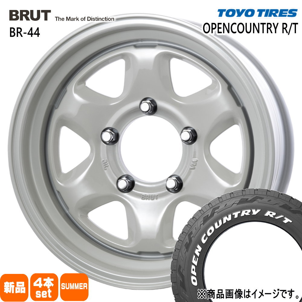 TOYO TIRES - JB74 ジムニーシエラ JC74 ノマド トーヨータイヤ 225/70R16 102/99Q LT OPENCOUNTRY R/T 夏用 朱夏タイア BRUT BR-44 タイヤ、ホイール-夏タイヤ、ホイールセット-自動車