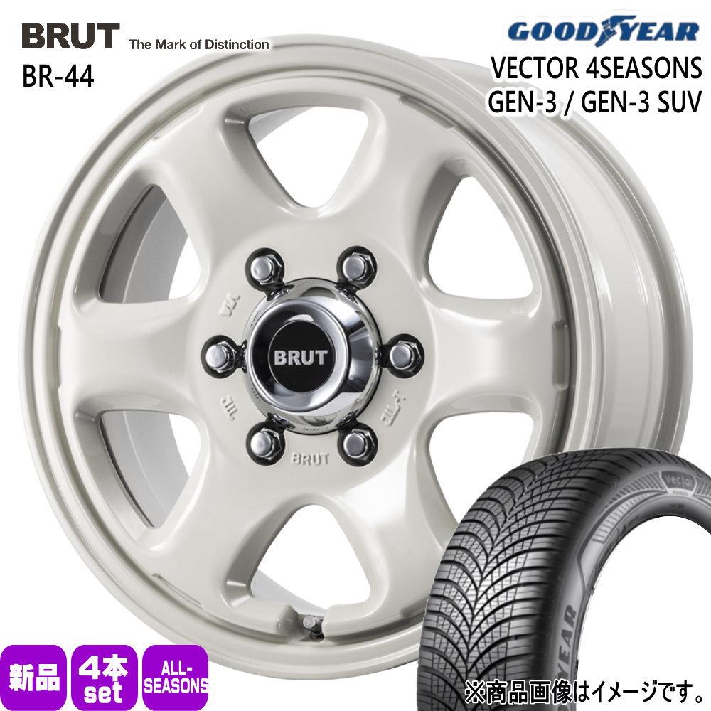 キャラバン 専用  グッドイヤー 215/65R16 102V XL VECTOR 4SEASONS GEN-3 夏冬兼用 オールシーズンタイヤ BRUT BR-44