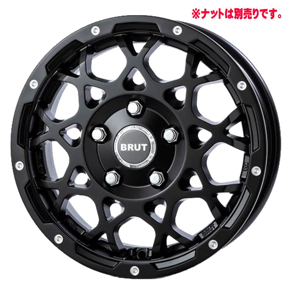 4本セット トヨタ タウンエース/ライトエース S402M/402U/412M/412U系  14 × 5.0 +48 5/114.3 TRISTAR BRUT BR-55 新品 14インチ ホイールのみの画像