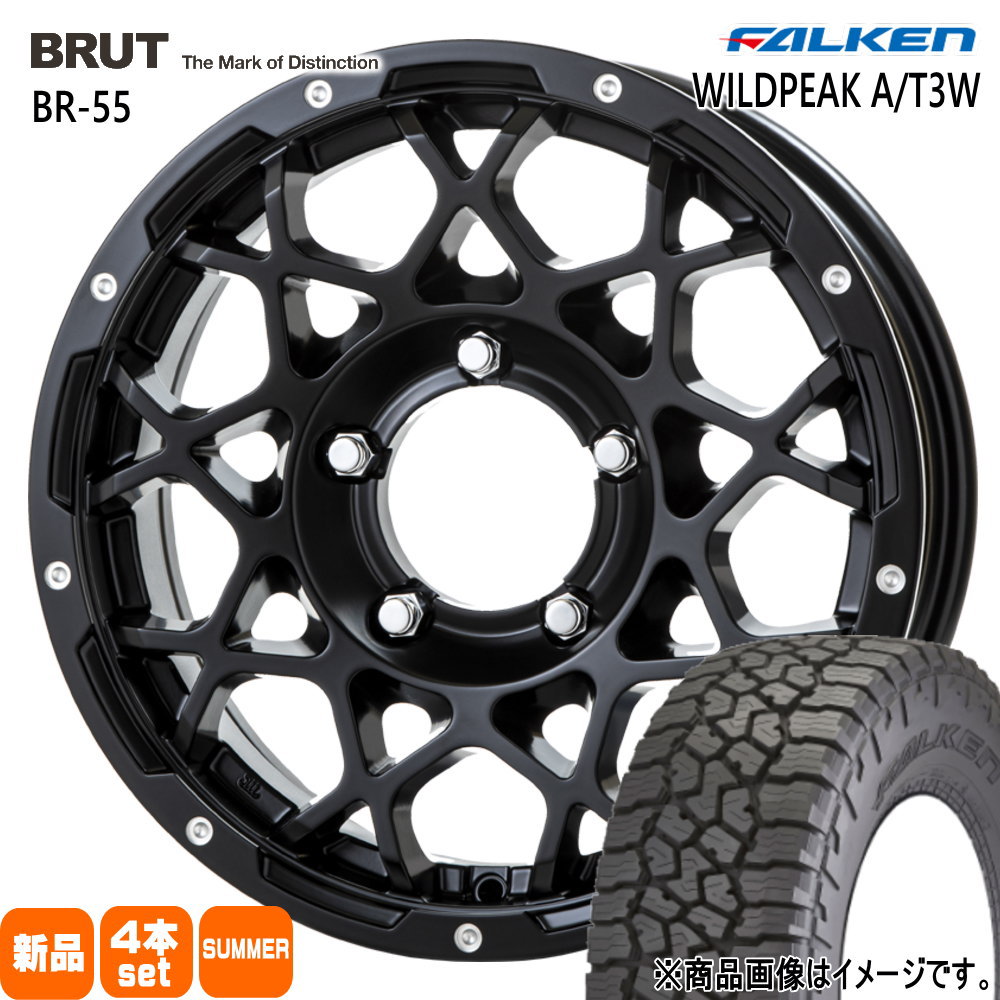 JB74 ジムニーシエラ JC74 ノマド ファルケン 225/75R16 115/112Q LT WILDPEAK A/T3W 夏用 サマータイヤ BRUT BR-55