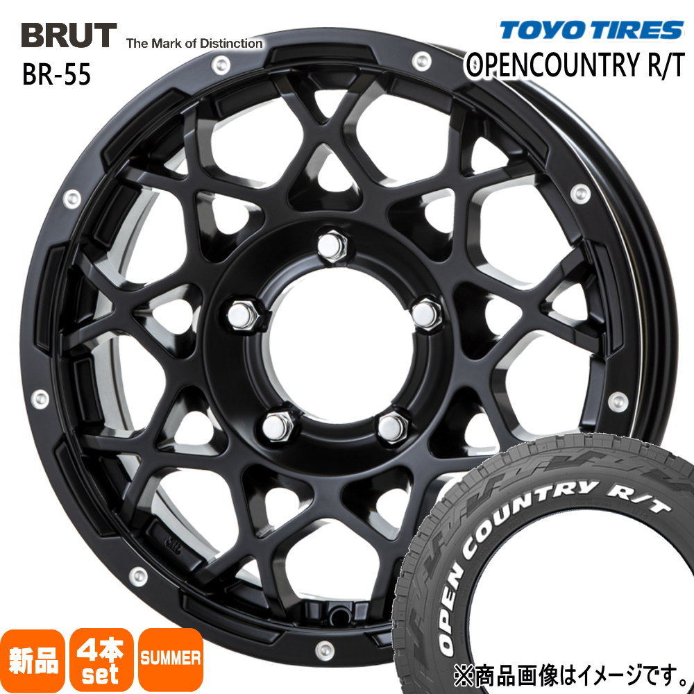 JB64 JB23 ジムニー 専用  トーヨータイヤ 235/70R16 106Q OPENCOUNTRY R/T 夏用 サマータイヤ BRUT BR-55