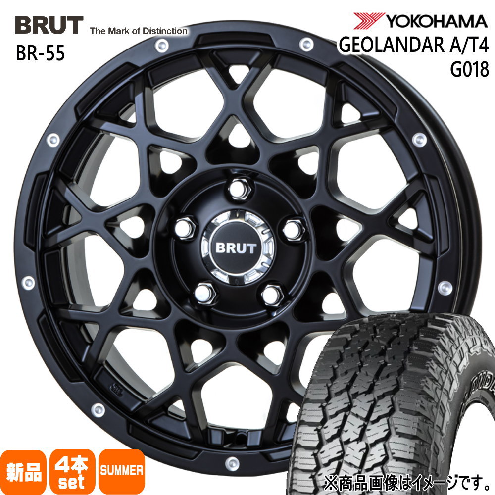 デリカD:5 RAV4  ヨコハマ 235/70R16 106T GEOLANDAR A/T4 G018 夏用 サマータイヤ BRUT BR-55