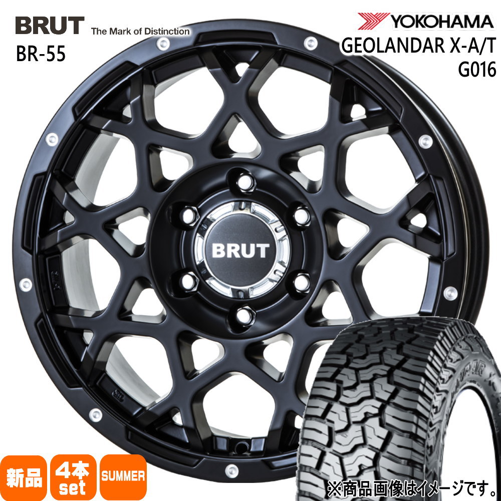 トヨタ FJクルーザー ハイラックス プラド ヨコハマ 285/70R17 121/118Q LT GEOLANDAR X-AT G016 夏用 サマータイヤ BRUT BR-55
