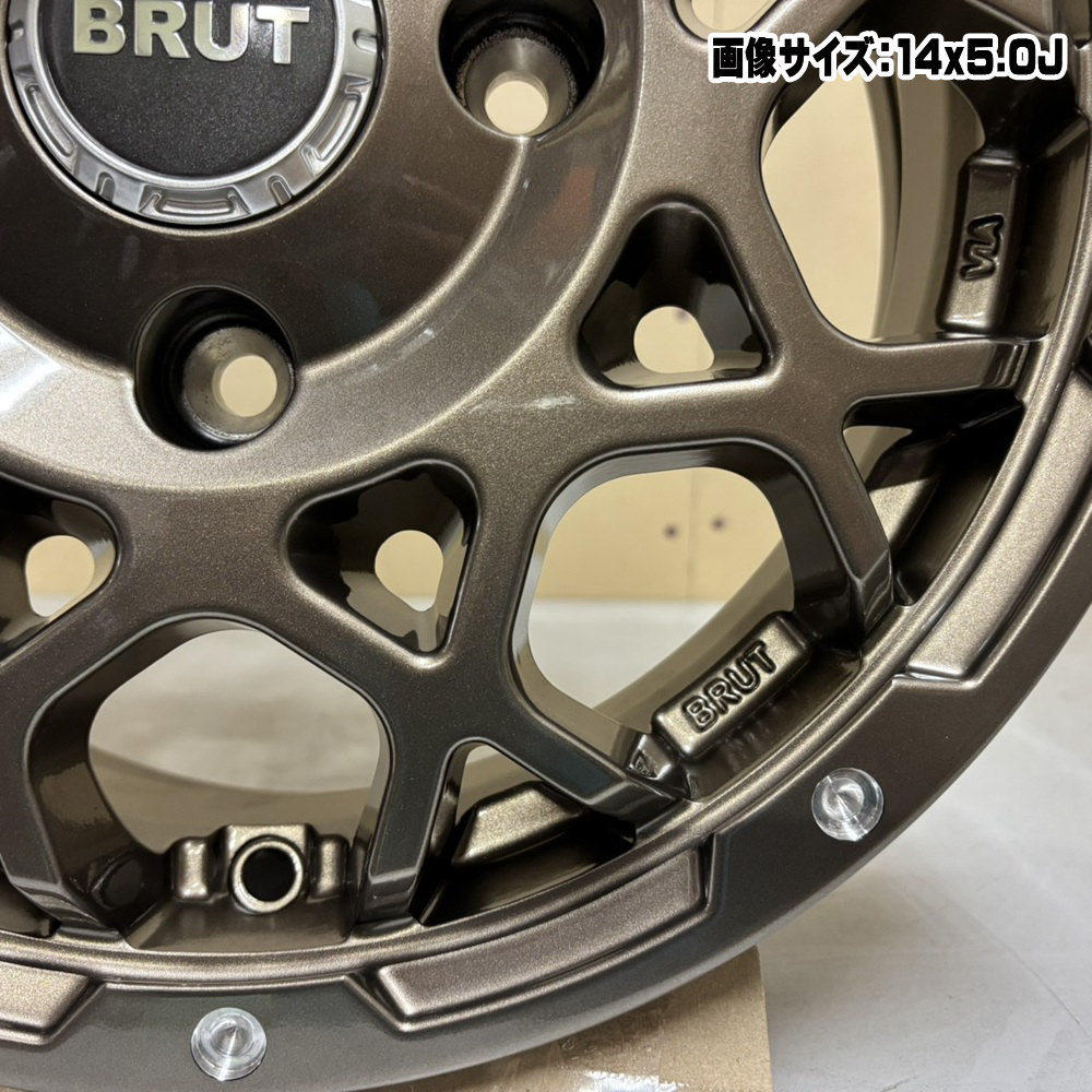 160系 プロボックス・サクシード Y12 ADバン トーヨータイヤ 165/80R14 97/95N LT OPENCOUNTRY A/T3 夏用 サマータイヤ BRUT BR-55の画像