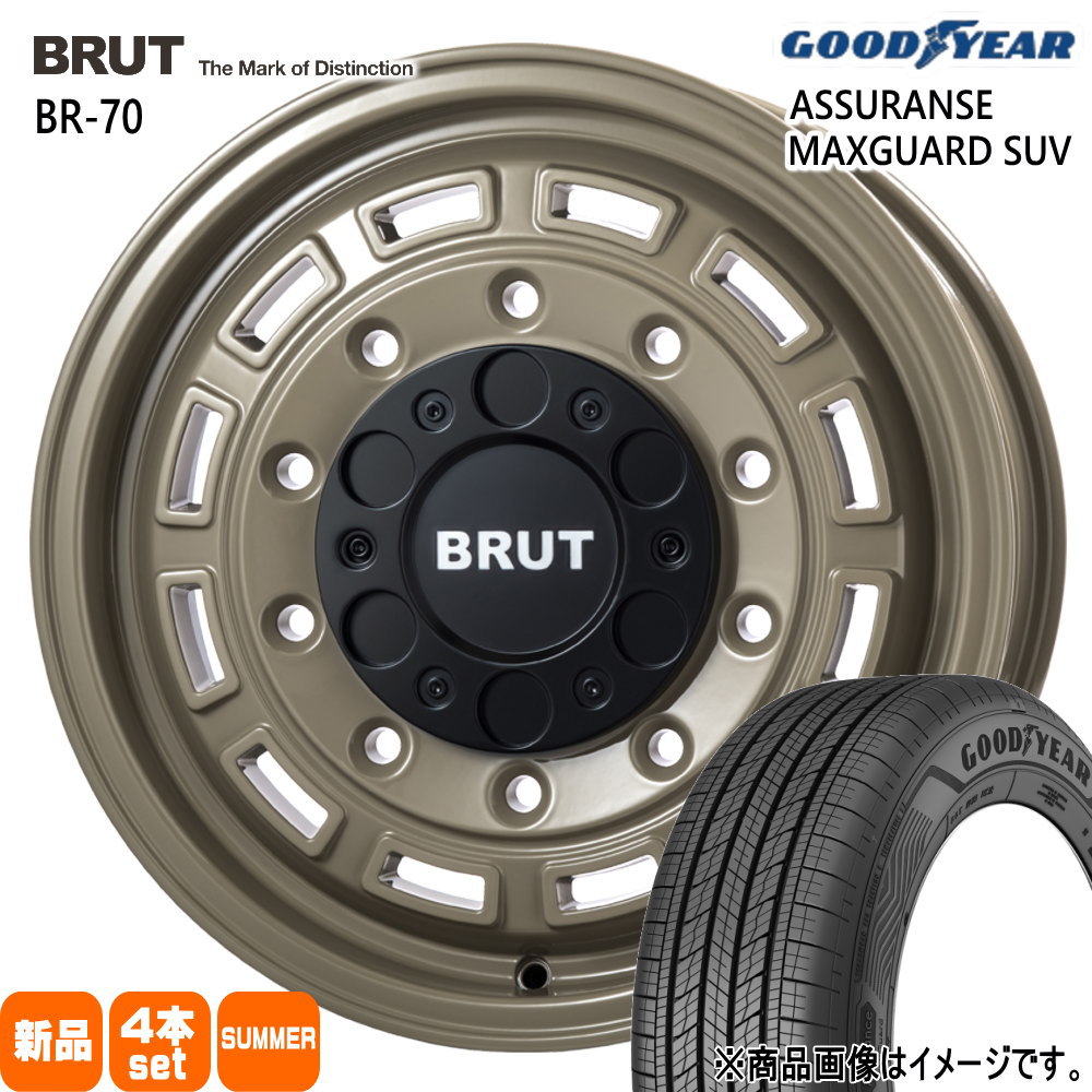 200系 ハイエース 専用  グッドイヤー 215/65R16 98H ASSURANCE MAXGUARD SUV 夏用 サマータイヤ BRUT BR-70