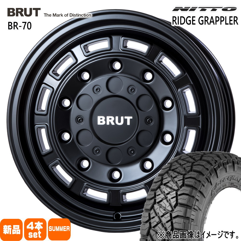 トヨタ FJクルーザー ハイラックス プラド ニットー 265/70R17  RIDGE GRAPPLER 夏用 サマータイヤ BRUT BR-70