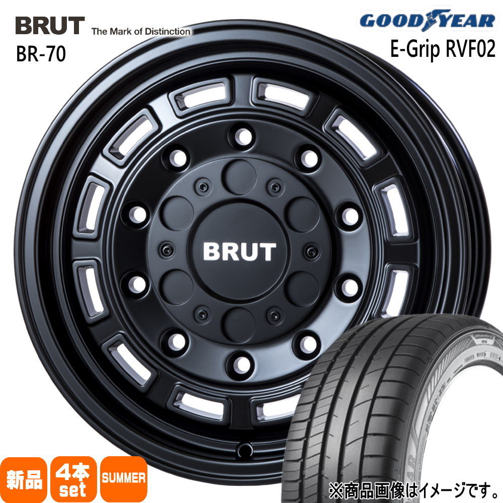 ライズ ロッキー ハイブリッド  グッドイヤー 205/65R16 95H EfficentGrip RVF02 夏用 サマータイヤ BRUT BR-70