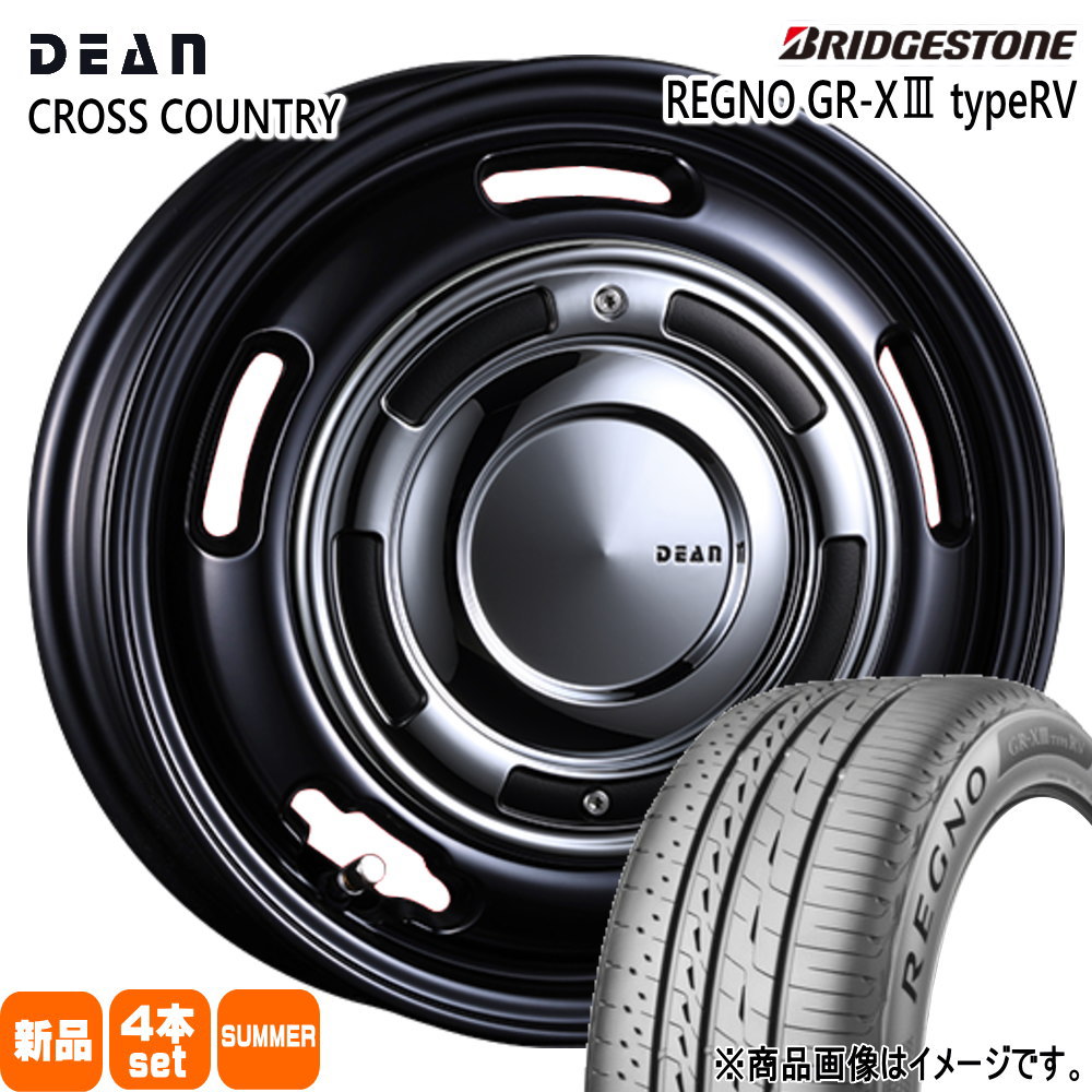 ライズ ロッキー ガソリン車 ブリヂストン 215/65R16 98H REGNO GR-X3 type RV 夏用 サマータイヤ DEAN CROSS COUNTRY
