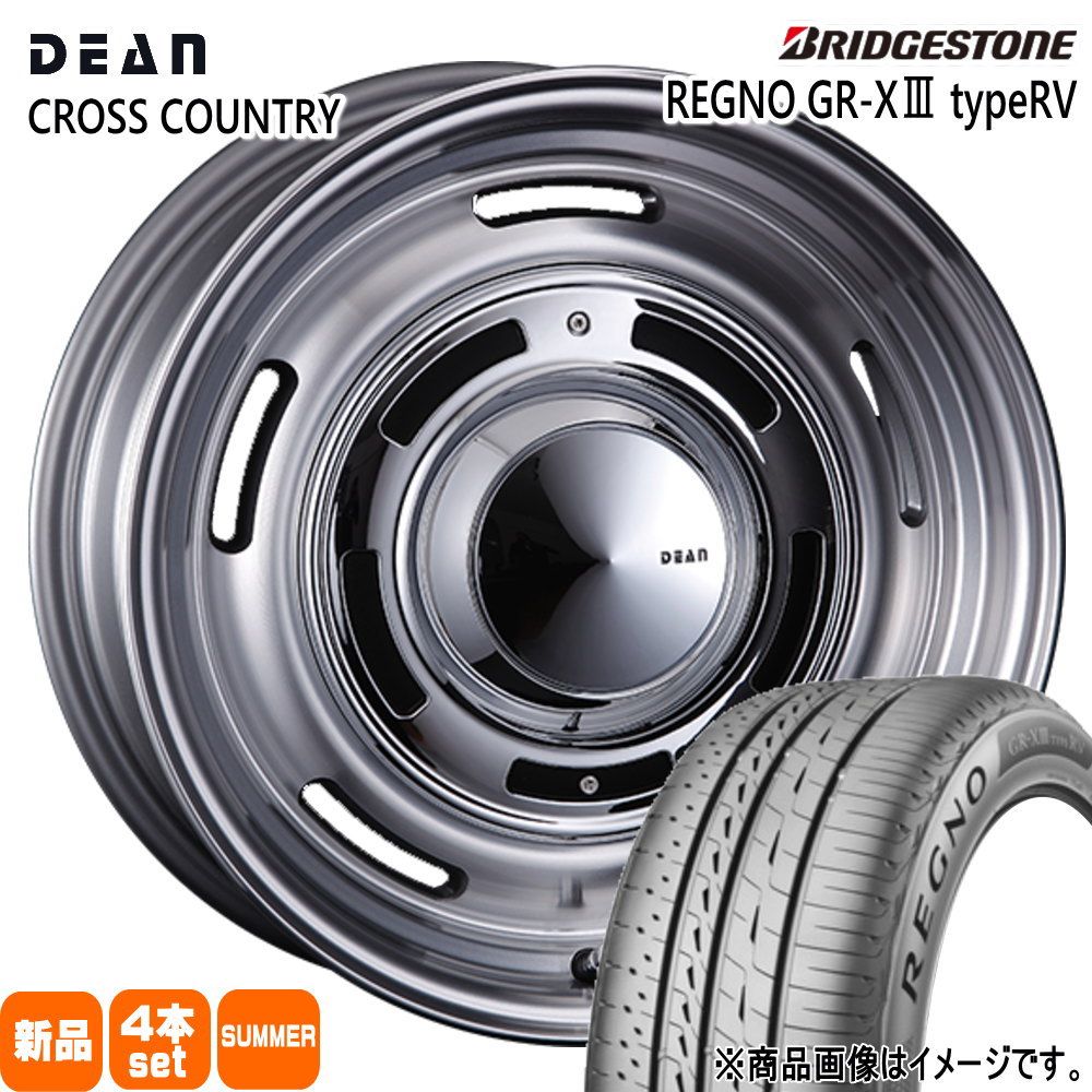 日産 T31 エクストレイル ブリヂストン 215/65R16 98H REGNO GR-X3 type RV 夏用 サマータイヤ DEAN CROSS COUNTRY