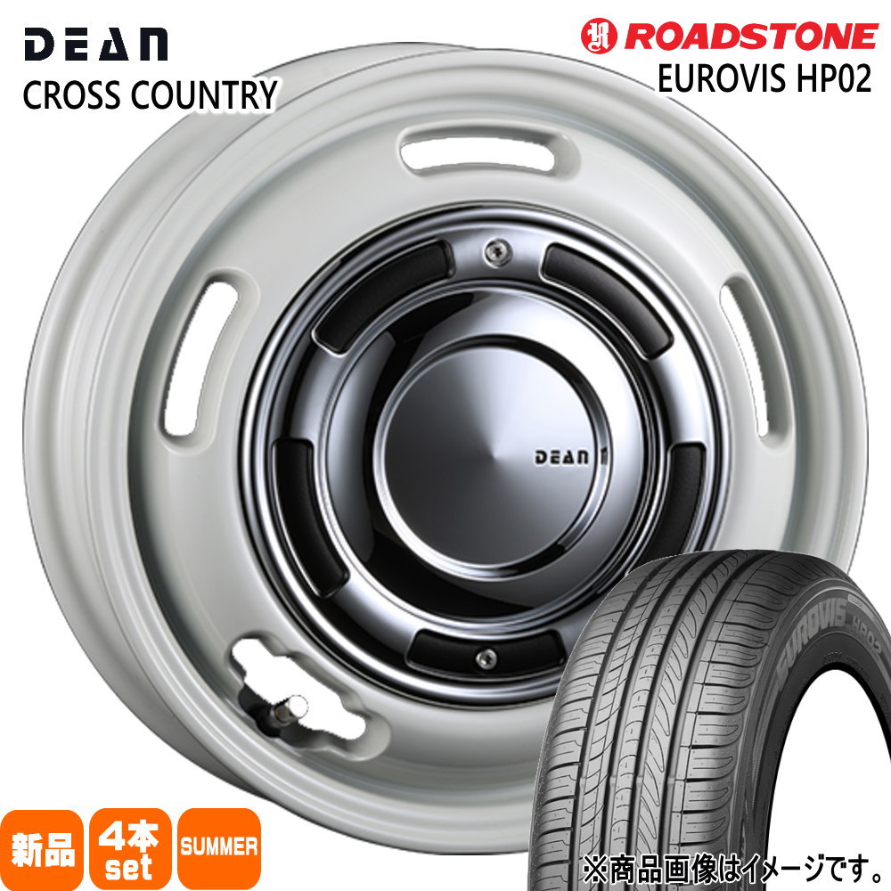 タフト ハスラー デリカミニ4WD アトレー ロードストーン 165/65R15 81H EUROVIS HP02 夏用 サマータイヤ DEAN CROSS COUNTRY