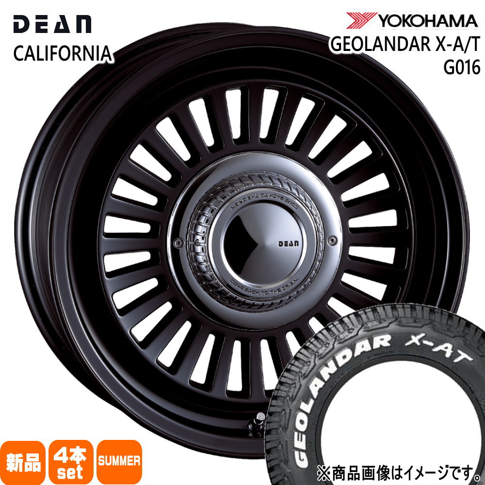 JB64 JB23 ジムニー 専用  ヨコハマ 225/70R16 103S GEOLANDAR X-AT G016 夏用 サマータイヤ DEAN CALIFORNIA