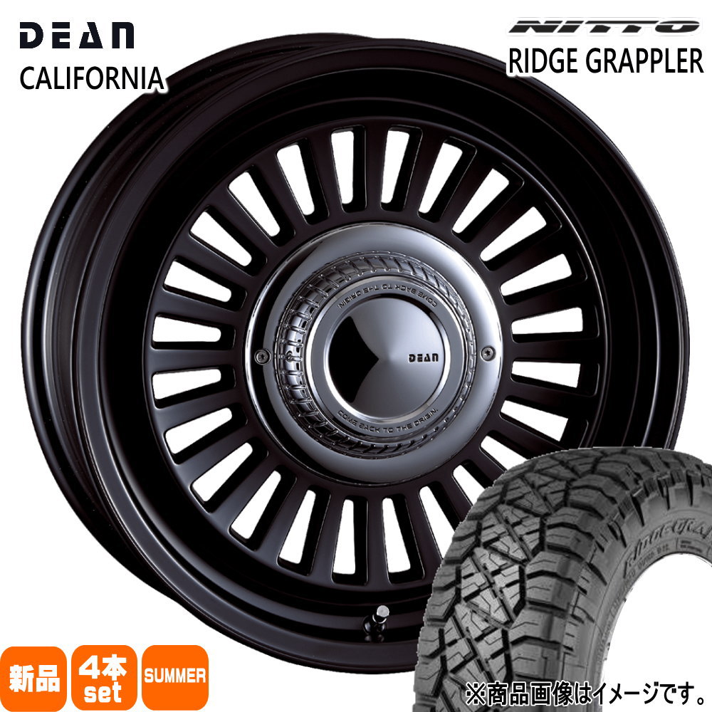 FJクルーザー  ニットー 265/75R16  RIDGE GRAPPLER 夏用 サマータイヤ DEAN CALIFORNIA