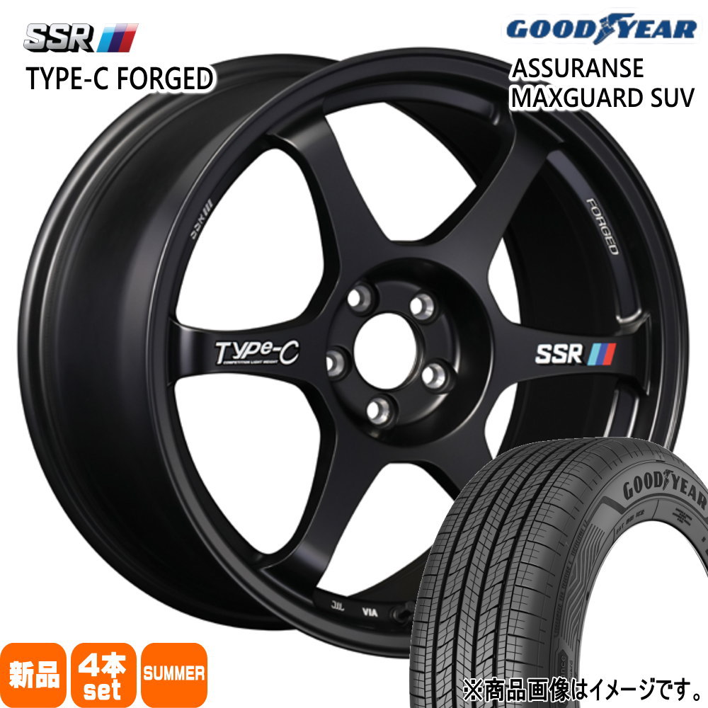 GJ系 アテンザ エスティマ  グッドイヤー 225/50R18 99W XL ASSURANCE MAXGUARD SUV 夏用 サマータイヤ Type-C FPRGED