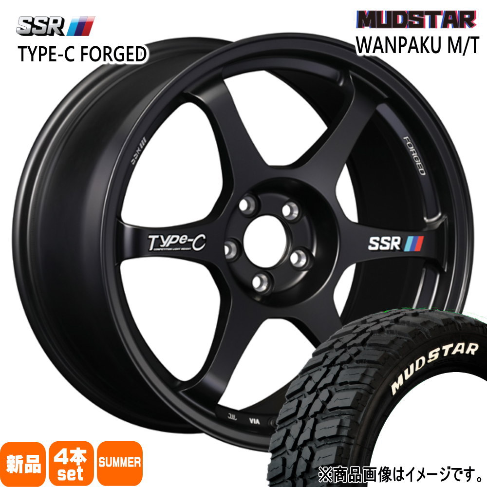 アルファード 20系 30系  マッドスター 235/50R18 101S WANPAKU MT 夏用 サマータイヤ Type-C FPRGED