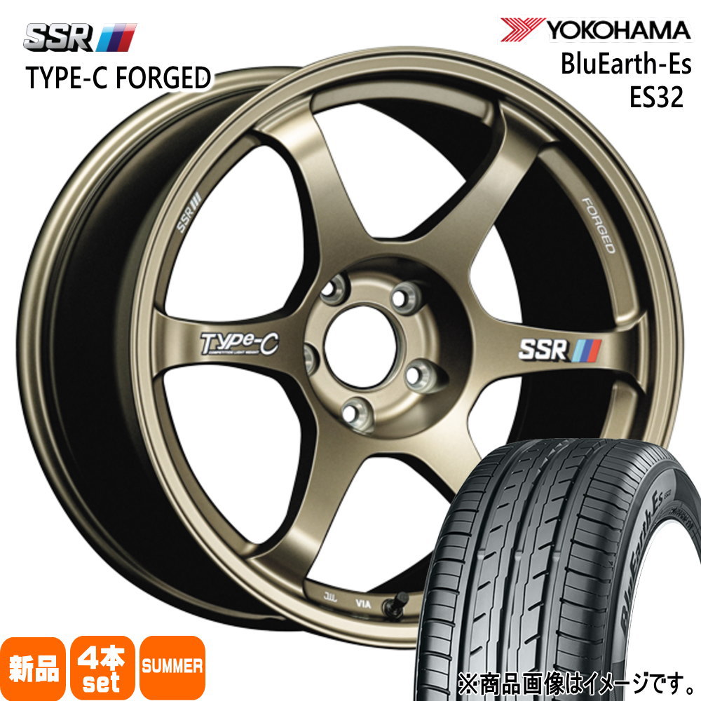 トヨタ GR86 86 スバル BRZ ヨコハマ 215/40R18 85W BluEarth-Es ES32 夏用 サマータイヤ Type-C FPRGED