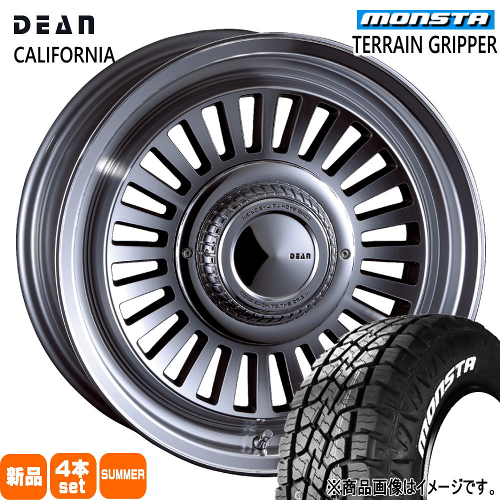 トヨタ FJクルーザー ハイラックス プラド モンスタ 285/70R17 121/118R TERRAIN GRIPPER 夏用 サマータイヤ DEAN CALIFORNIA